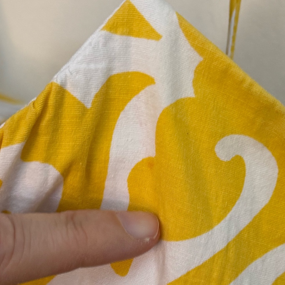 {B. darlin}-Size 5/6-Yellow and White Patterned Dress - Picture 5 of 6